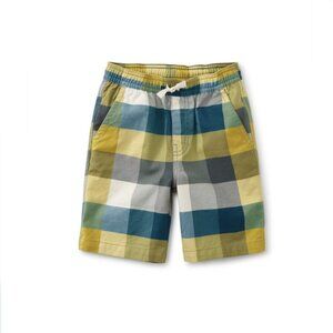 NWT Tea Collection Plaid Discovery Shorts Seaside Plaid Size 2